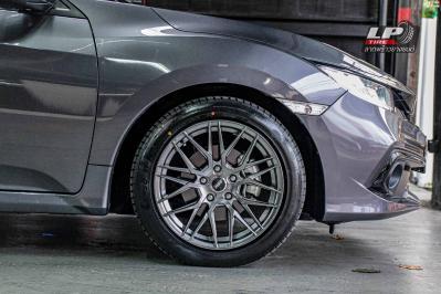 รถ -HONDA CIVIC ล้อแม็ก - SSW S348 HB ขอบ - 17x8 ET38 5x114.3 ยาง - LENSO D-1CS เบอร์ -215/50-17