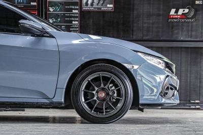 รถ - HONDA CIVIC ล้อแม็ก - NK Performance NK105N (TC105N) Flowforming NK Dark ขอบ - 17x8.5 ET35 5x114.3 ยางเดิม - YOKOHAMA เบอร์ - 215/50-17