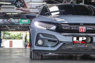 รถ - HONDA CIVIC ล้อแม็ก - NK Performance NK105N (TC105N) Flowforming NK Dark ขอบ - 17x8.5 ET35 5x114.3 ยางเดิม - YOKOHAMA เบอร์ - 215/50-17