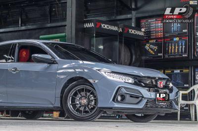 รถ - HONDA CIVIC ล้อแม็ก - NK Performance NK105N (TC105N) Flowforming NK Dark ขอบ - 17x8.5 ET35 5x114.3 ยางเดิม - YOKOHAMA เบอร์ - 215/50-17