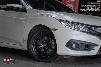 รถ - HONDA CIVIC ล้อแม็ก - LENSO Jager Dyna ดำด้าน สเปค - 17x7.5 ET35 5x114.3 ยาง - ALLIANCE AL30 030Ex เบอร์ -215/50-17