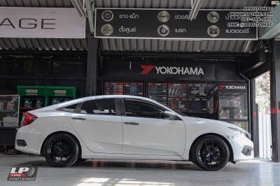 รถ - HONDA CIVIC ล้อแม็ก - LENSO Jager Dyna ดำด้าน สเปค - 17x7.5 ET35 5x114.3 ยาง - ALLIANCE AL30 030Ex เบอร์ -215/50-17