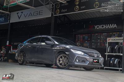 รถ - HONDA CIVIC ล้อแม็ก - KONIG N636 Ampliform FlowForming น้ำตาลเงา สเปค - 17x8 ET40 5x114.3 ยาง - YOKOHAMA V552 เบอร์ -215/50-17