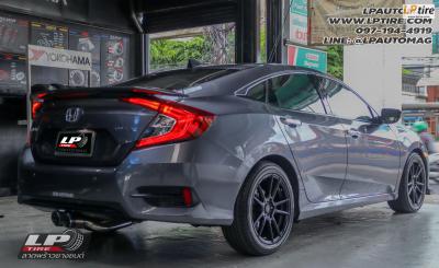 รถ - HONDA CIVIC FC ล้อแม็ก - ENKEI SC47 ดำด้าน สเปค - 17x7.5 ET38 5x114.3 ยาง - ALLIANCE AL30 030Ex เบอร์ - 215/50-17