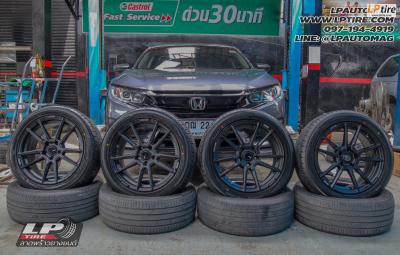 รถ - HONDA CIVIC FC ล้อแม็ก - ENKEI SC47 ดำด้าน สเปค - 17x7.5 ET38 5x114.3 ยาง - ALLIANCE AL30 030Ex เบอร์ - 215/50-17