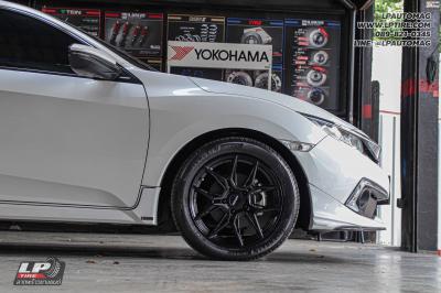 รถ - HONDA CIVIC ล้อแม็ก - LENSO DRAKEN ดำด้าน สเปค - 17x7 ET35 5x114.3 ยาง - MICHELIN PRIMACY 4 เบอร์ -215/50-17