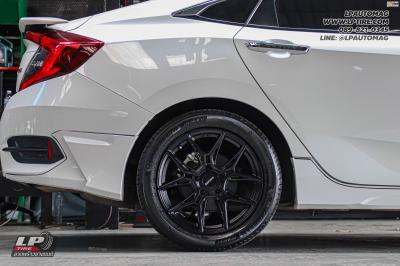 รถ - HONDA CIVIC ล้อแม็ก - LENSO DRAKEN ดำด้าน สเปค - 17x7 ET35 5x114.3 ยาง - MICHELIN PRIMACY 4 เบอร์ -215/50-17