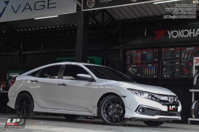 รถ - HONDA CIVIC ล้อแม็ก - LENSO DRAKEN ดำด้าน สเปค - 17x7 ET35 5x114.3 ยาง - MICHELIN PRIMACY 4 เบอร์ -215/50-17