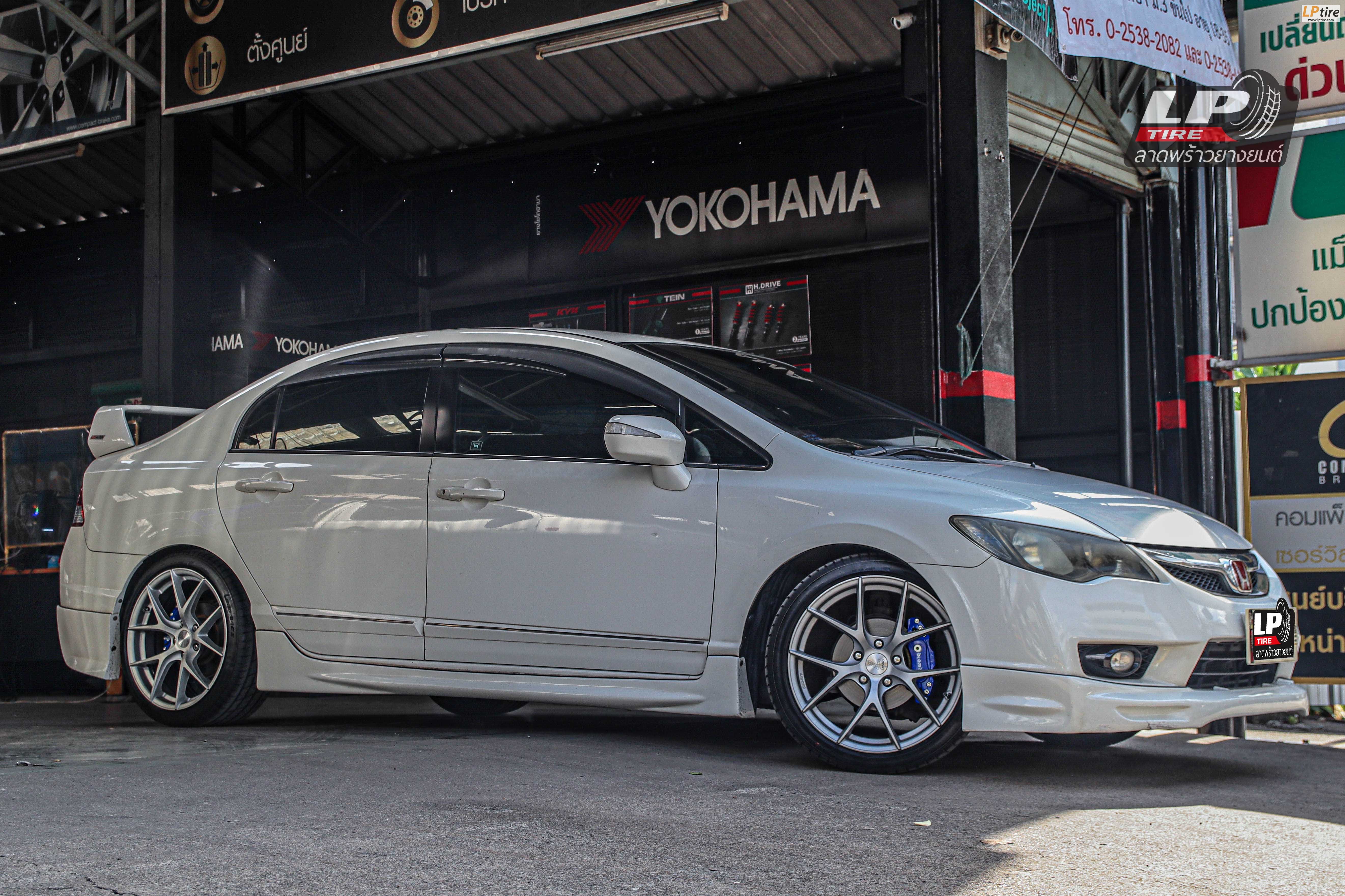 รถ - HONDA CIVIC ล้อแม็ก -LENSO Jager Dyna ซิลเวอร์ด้าน ขอบ - 18x8.5 ET35 5x114.3
ยาง - LENSO D-1CS เบอร์ - 225/40-18