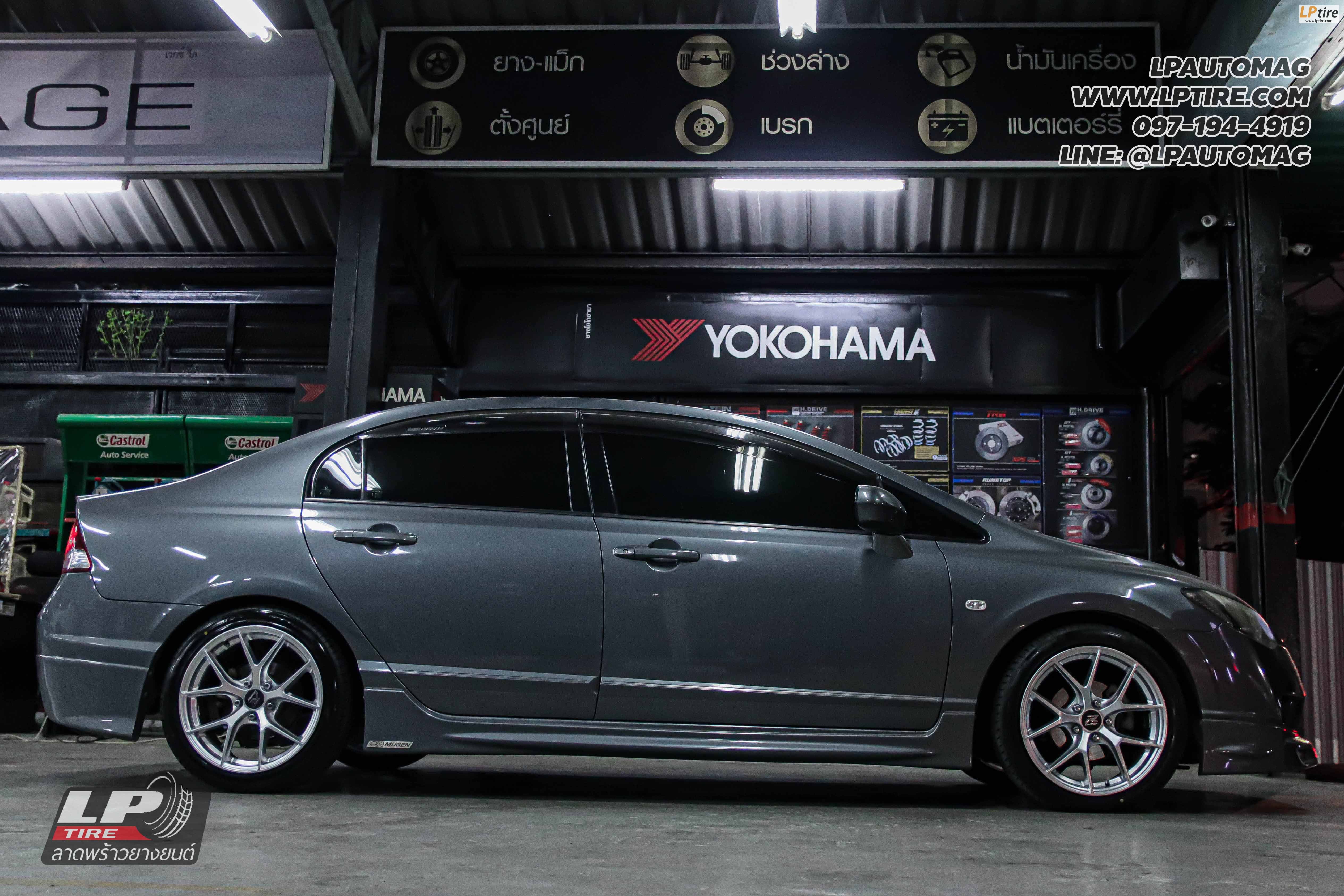 รถ - HONDA CIVIC ล้อแม็ก - EmotionR FRE HS สเปค - 17x7.5 ET35 5x114.3 ยาง - LENSO D-1CS
เบอร์ - 215/45-17