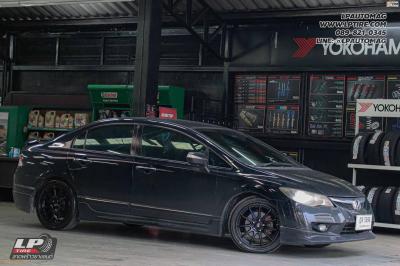 รถ - HONDA CIVIC ล้อแม็ก - ENKEI SC22 ดำด้าน สเปค - 17x7 ET40 5x100-5x114.3 ยาง - BRIDGESTONE RE004 เบอร์ - 215/45-17