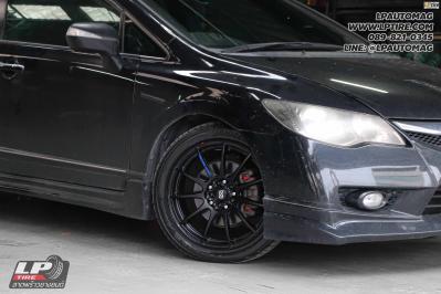 รถ - HONDA CIVIC ล้อแม็ก - ENKEI SC22 ดำด้าน สเปค - 17x7 ET40 5x100-5x114.3 ยาง - BRIDGESTONE RE004 เบอร์ - 215/45-17