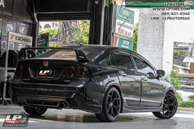 รถ - HONDA CIVIC ล้อแม็ก - VAGE VFX01 FlowForming DABK GM FLAT สเปค- 18x8.5 ET35 5x112-5x114.3 ยาง- ALLIANCE AL30 030Ex เบอร์- 225/40-18