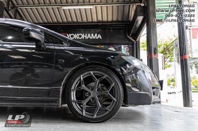 รถ - HONDA CIVIC ล้อแม็ก - VAGE VFX01 FlowForming DABK GM FLAT สเปค- 18x8.5 ET35 5x112-5x114.3 ยาง- ALLIANCE AL30 030Ex เบอร์- 225/40-18