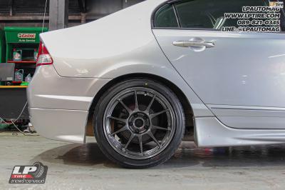 รถ - HONDA CIVIC ล้อแม็ก - NK Performance NK105N (TC105n) Flowforming NK Dark สเปค - 17x8.5 ET35 5x114.3-5x112 ยาง - ALLIANCE AL30 030Ex เบอร์ - 215/45-17