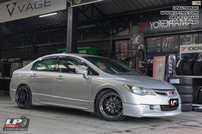 รถ - HONDA CIVIC ล้อแม็ก - NK Performance NK105N (TC105n) Flowforming NK Dark สเปค - 17x8.5 ET35 5x114.3-5x112 ยาง - ALLIANCE AL30 030Ex เบอร์ - 215/45-17