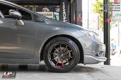 รถ - HONDA CIVIC&nbsp;ล้อแม็ก - NK Performance NK28N Flowforming DGM สเปค- 17x8.5 ET35 5x114.3