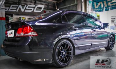 HONDA CIVIC FD จัดล้อแม็กแท้
ล้อหน้า #LENSO PDE 17x7.5 ET45 5x114.3 #ดำด้าน พร้อมยาง YOKOHAMA AE51 215/45-17
ล้อหลัง #LENSO PDE 17x8.0 ET35 5x114.3 #ดำด้าน พร้อมยาง YOKOHAMA AE51 225/45-17
ลงตัว สวยงาม หรู ดุโหดขึ้น