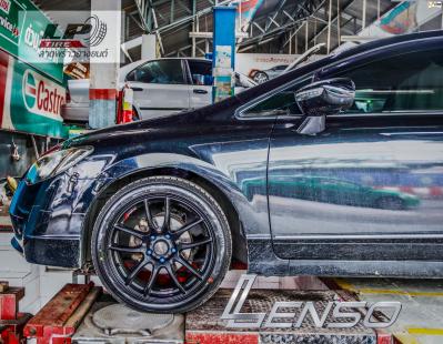 HONDA CIVIC FD จัดล้อแม็กแท้
ล้อหน้า #LENSO PDE 17x7.5 ET45 5x114.3 #ดำด้าน พร้อมยาง YOKOHAMA AE51 215/45-17
ล้อหลัง #LENSO PDE 17x8.0 ET35 5x114.3 #ดำด้าน พร้อมยาง YOKOHAMA AE51 225/45-17
ลงตัว สวยงาม หรู ดุโหดขึ้น