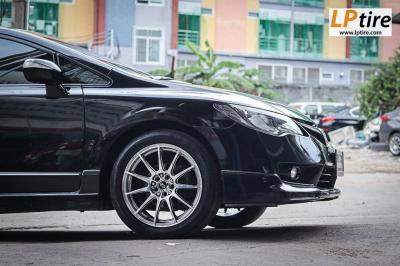 ขอบคุณลูกค้า HONDA CIVIC FD มาจัดล้อ Enkei SC22 แท้ 17x7 5H100-114.3 Hyper Dark