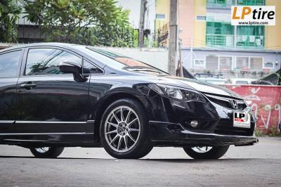 ขอบคุณลูกค้า HONDA CIVIC FD มาจัดล้อ Enkei SC22 แท้ 17x7 5H100-114.3 Hyper Dark