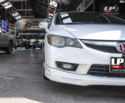 รถ - HONDA CIVIC ล้อแม็ก -LENSO Jager Dyna ซิลเวอร์ด้าน ขอบ - 18x8.5 ET35 5x114.3
ยาง - LENSO D-1CS เบอร์ - 225/40-18