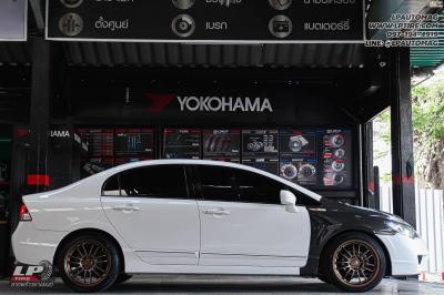 รถ -HONDA CIVIC ล้อแม็ก - NK Performance NK30 (RE30) Flowforming น้ำตาล สเปค - 17x8.5 ET35 5x114.3 ยาง - ALLIANCE AL30 030Ex เบอร์ - 215/45-17