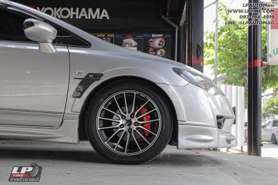 รถ - HONDA CIVIC ล้อแม็ก - ENKEI SC49 ดำด้านหน้าเงาด้าน สเปค - 17x7.5 ET42 5x114.3 ยาง - ALLIANCE AL30 030Ex เบอร์ - 215/50-17