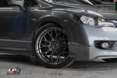 รถ - HONDA CIVIC ล้อแม็ก - VAGE VF032 V-DARK สเปค -18x8.5 ET35 5x114.3-5x112 ยาง - LENSO D-1CS เบอร์ -225/40-18