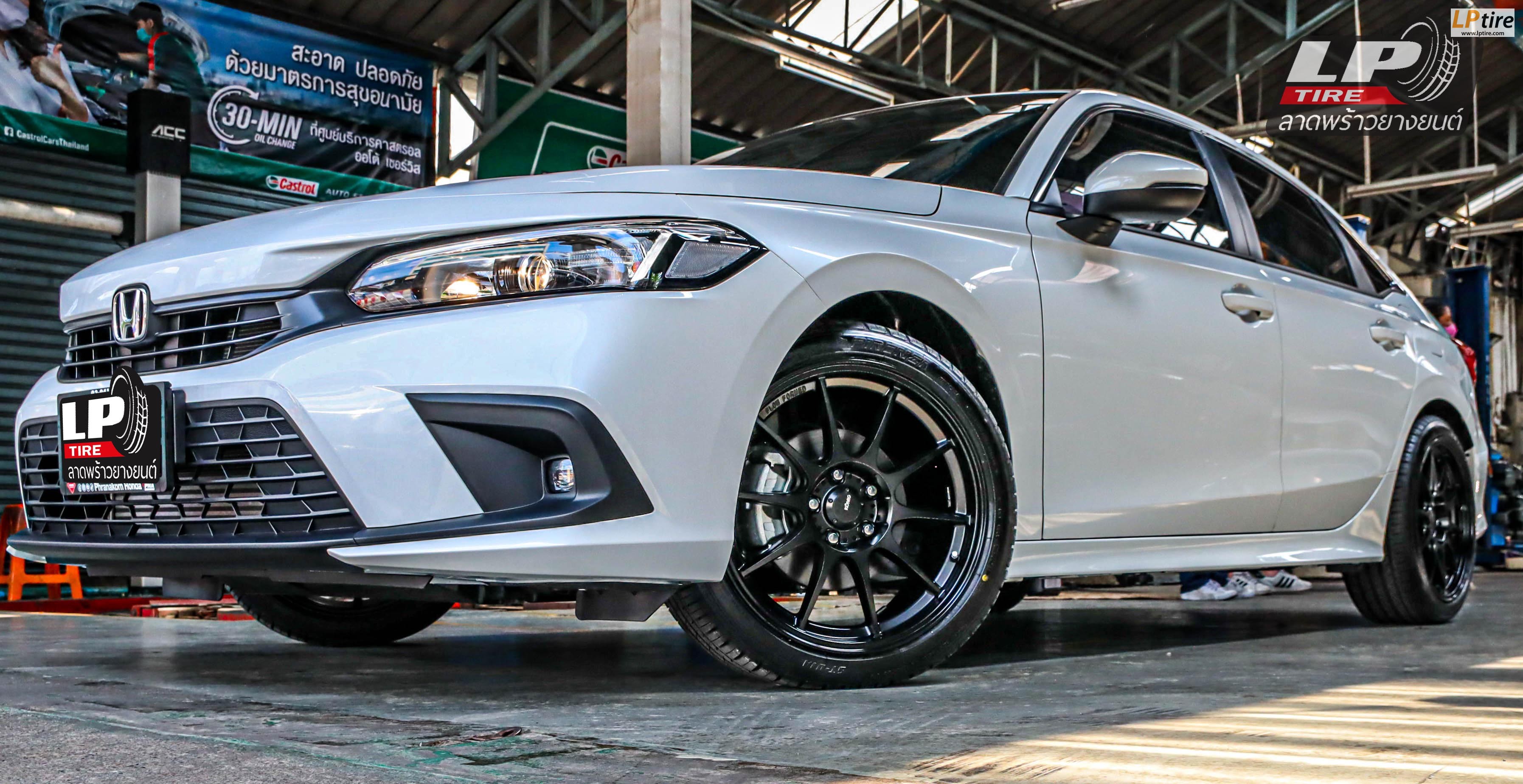 รถ - HONDA CIVIC ล้อแม็ก - KONIG N632 ดำด้าน ขอบ - 18x8.5 ET35 5x114.3 ยาง - FIRENZA ST-01A
เบอร์ - 235/40-18