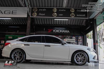 รถ - HONDA CIVIC ล้อแม็ก - VAGE VF04 SILVER TITANIUM/BRUSH สเปค - 18x8.5 ET35 5x112-5x114.3
ยาง - MICHELIN PILOT SPORT 4 เบอร์ -235/40 R18