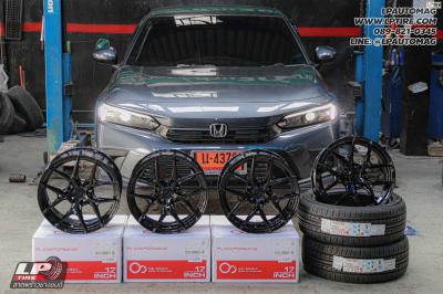 รถ - HONDA CIVIC ล้อแม็ก -ORI WHEELS CHAPTER-4 FlowForming V-BLACK สเปค - 17x8 ET35 5x112-5x114.3 ยาง - ALLIANCE AL30 030Ex เบอร์ - 215/50-17