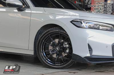รถ - HONDA CIVIC ล้อแม็ก - W2 Wheels WFF-F FlowForming Crystal Black สเปค - 18x8.5 ET35 5x114.3 ยาง - LENSO D-1CS เบอร์ - 235/40-18