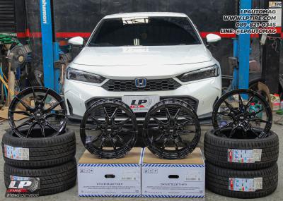 รถ - HONDA CIVIC ล้อแม็ก - W2 Wheels WFF-F FlowForming Crystal Black สเปค - 18x8.5 ET35 5x114.3 ยาง - LENSO D-1CS เบอร์ - 235/40-18