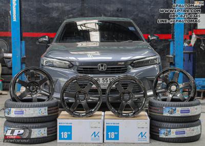 รถ - HONDA CIVIC ล้อแม็ก - NK Performance NK37 Flowforming DGM สเปค - 18x8.5 ET35 5x114.3
ยาง - BRIDGESTONE TURANZA T6 เบอร์ - 235/40-18