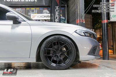 รถ - HONDA CIVIC&nbsp;ล้อแม็ก - VAGE VF04 FlowForming สี BLACK FLAT สเปค - 18x8.5 ET35 5x112-5x114.3&nbsp;รัดยาง -LENSO D-1CS เบอร์ - 235/40-18 โช็คสตรัท - PROFENDER FITZ