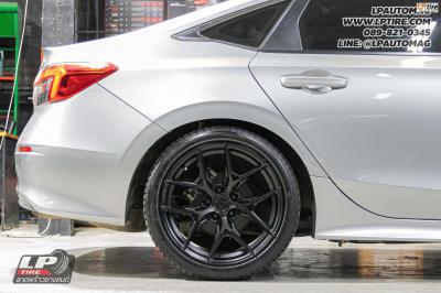 รถ - HONDA CIVIC&nbsp;ล้อแม็ก - VAGE VF04 FlowForming สี BLACK FLAT สเปค - 18x8.5 ET35 5x112-5x114.3&nbsp;รัดยาง -LENSO D-1CS เบอร์ - 235/40-18 โช็คสตรัท - PROFENDER FITZ