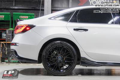 รถ - HONDA CIVIC ล้อแม็ก -VLF FLOW FORM VLF06 FlowForming ดำเงา สเปค - 18x8 ET38 5x114.3-5x112