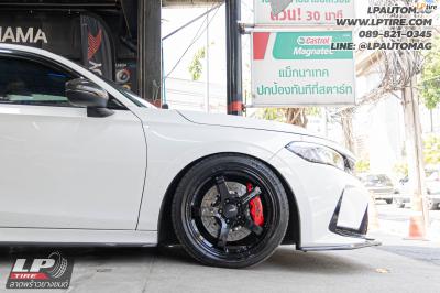 รถ - HONDA CIVIC&nbsp;ล้อแม็ก - INSPI ADVAN GT BEYOND FlowForming V-BLACK สเปค - 18x8.5 ET35 5x114.3-5x112&nbsp;ใช้ยางเดิม