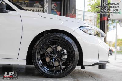 รถ - HONDA CIVIC&nbsp;ล้อแม็ก - VAGE VF013 FlowForming ดำเงา ใช้ยางเดิม