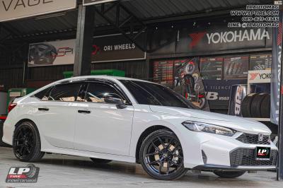 รถ - HONDA CIVIC ล้อแม็ก - VAGE VF013 FlowForming ดำเงา ใช้ยางเดิม