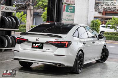 รถ - HONDA CIVIC ล้อแม็ก - VAGE VF04 FlowForming V-BLACK สเปค - 18x8.5 ET35 5x112-5x114.3
ใช้ยางเดิม