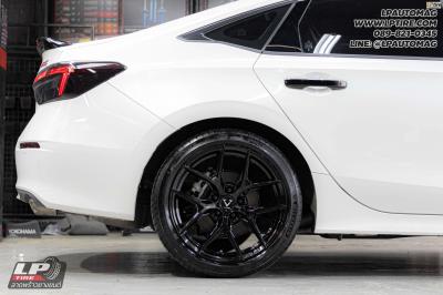 รถ - HONDA CIVIC ล้อแม็ก - VAGE VF04 FlowForming V-BLACK สเปค - 18x8.5 ET35 5x112-5x114.3
ใช้ยางเดิม