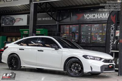 รถ - HONDA CIVIC ล้อแม็ก - VAGE VF04 FlowForming V-BLACK สเปค - 18x8.5 ET35 5x112-5x114.3
ใช้ยางเดิม