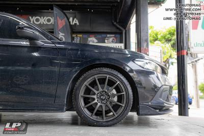 รถ - HONDA CIVIC ล้อแม็ก - ENKEI SC22 Matt gun metal สเปค - 18x8 ET45 5x100-5x114.3 รัดยาง - LENSO D-1CS เบอร์ - 235/40-18