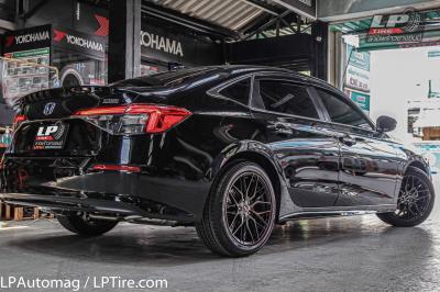 รถ - HONDA CIVIC FE ล้อแม็ก SSW S348 ดำหน้าชา สเปค17x8 ET38 5x114.3
รัดยาง - ALLIANCE AL30 030EX 215/50-17