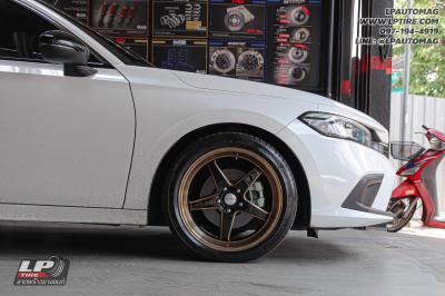 รถ - HONDA CIVIC ล้อแม็ก - LENSO D1M สเปค - 18x8.5 5x114.3 ET35 ยาง - MICHELIN Pilot Sport 4 เบอร์ - 235/40-18