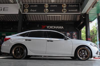 รถ - HONDA CIVIC ล้อแม็ก - LENSO D1M สเปค - 18x8.5 5x114.3 ET35 ยาง - MICHELIN Pilot Sport 4 เบอร์ - 235/40-18