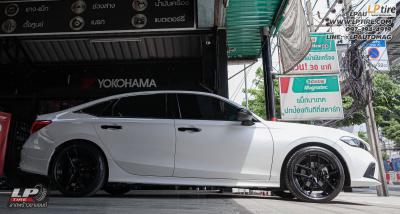 รถ - HONDA CIVIC ล้อแม็ก - VAGE VF013 ดำเงา สเปค - 18x8.5 ET35 5x112-5x114.3 ยาง - MICHELIN Pilot Sport 4 เบอร์ - 235/40-18