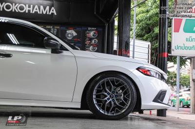 รถ - HONDA CIVIC ล้อแม็ก - VLF FLOW FORM VLF29 กันเมทัล สเปค - 18x8 ET38 5x114.3 ยาง - LENSO D-1CS เบอร์ - 225/45-18